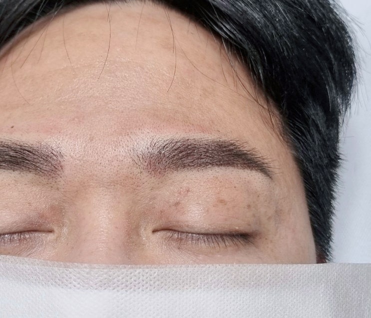  광주 남자눈썹문신 이미지 탈바꿈 같은 사람 맞아?