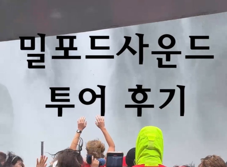 비오는 날 <밀포드사운드> 투어 후기