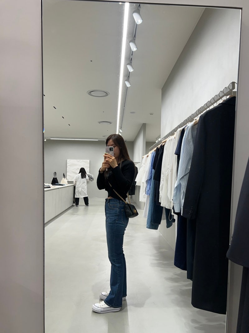 안다르 여성 에어데님 세미 부츠컷 청바지 다리길어보이는 편한 청바지 추천