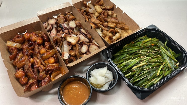  천안 불당동 막창 맛집 미드나잇 배달 후기
