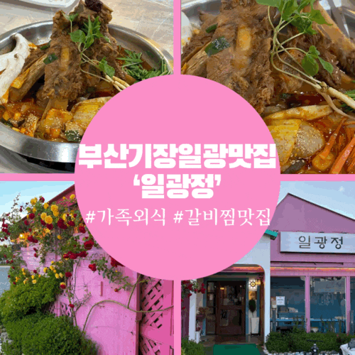 기장 가족외식의 명소 실패없는 맛집 일광정