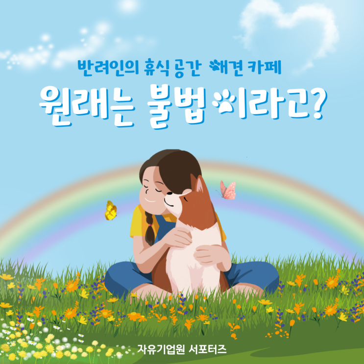  반려인의 휴식공간 애견카페 원래는 불법이라고? (feat. 애견동반, 자유기업원 서포터즈 7기)