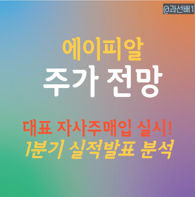  에이피알 주가 전망 - 1분기 실적과 자사주 매입