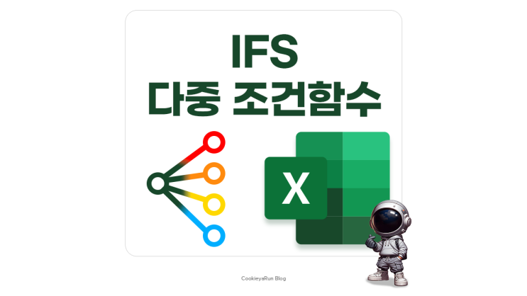  엑셀 IFS 다중 조건함수 사용방법