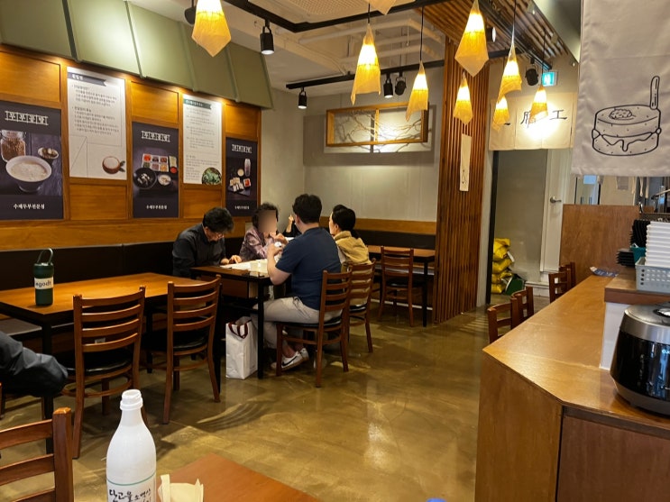  신사역 맛집 한식 탁사발두부공방 파전에 막걸리 한잔
