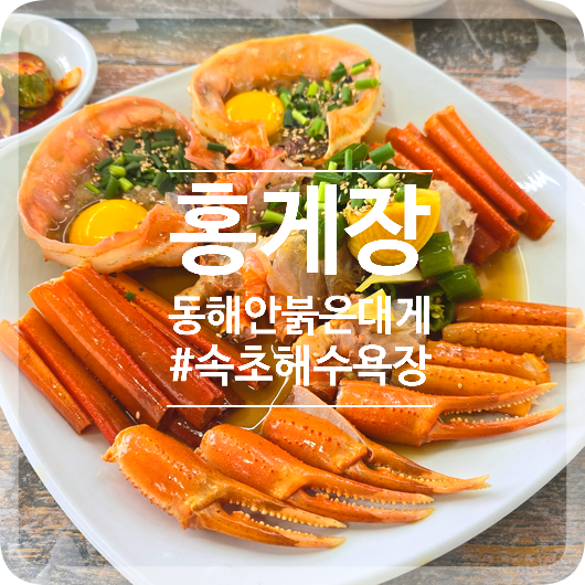  속초여행, 속초해수욕장에서만 먹을 수 있는 '동해안 붉은대게' 홍게장 (내돈내산) 240430