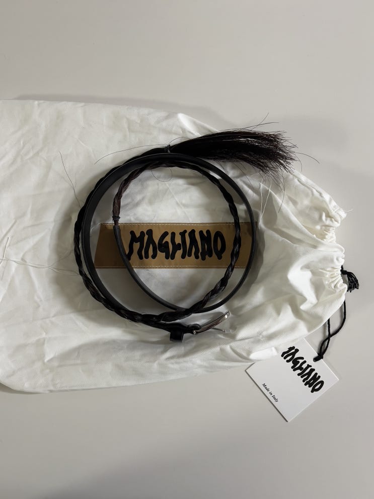  마리아노 MAGLIANO RICORDO 브레이드 스트랩 벨트 / 헤어 트리밍 벨트 Review