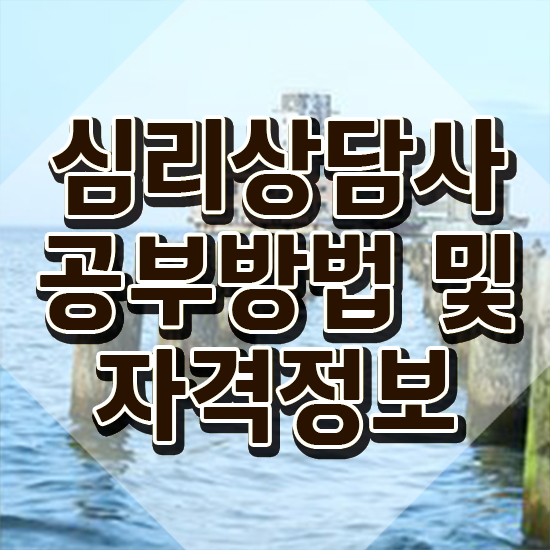  심리상담사 자격증 , 심리상담사 자격증 합격 후기 전격분석