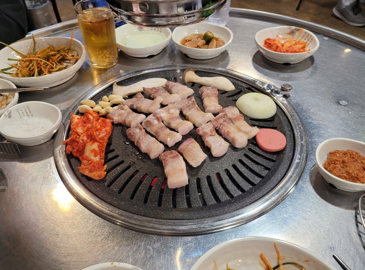  대구 율하역 맛집 기가막힌 고기집 박창우의소백산왕소금구이 율하점