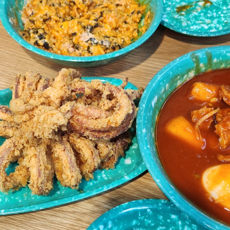  안양 맛집 ㅣ 오징어를 통으로 튀겨주는 '우리할매떡볶이' 후기