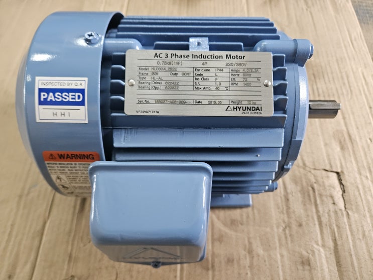  5004 0.75KW(1HP) 4P 220/380V 50Hz B3
