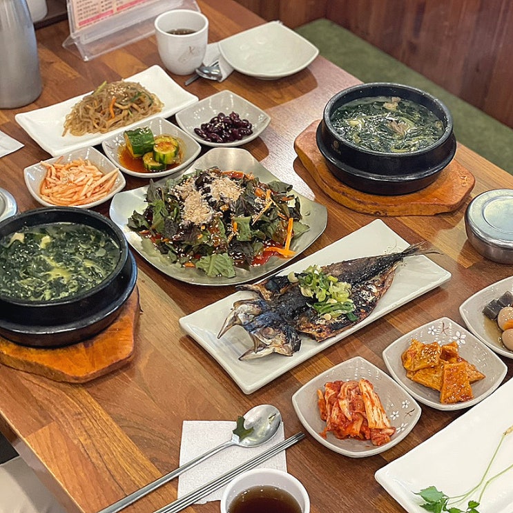  창원상남동맛집 오복미역:정갈한 미역국 한정식,전복회무침