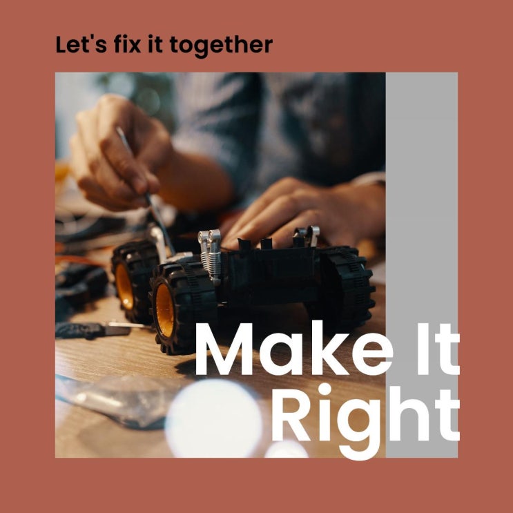  make it right 뜻, 잘 쓸 수 있는 3가지 상황