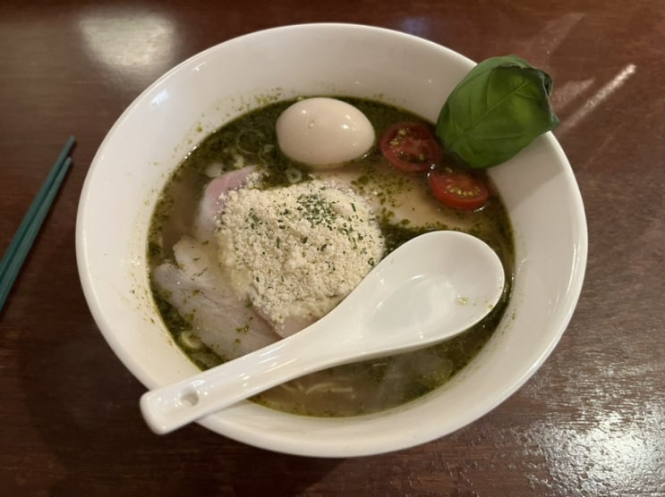  을지로 일본라멘 맛집 콘부, 바질 프로마쥬 라멘 내돈내산 솔직후기!