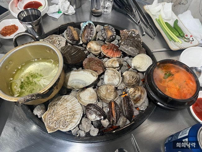  조개도 웨이팅하는 조개구이맛집