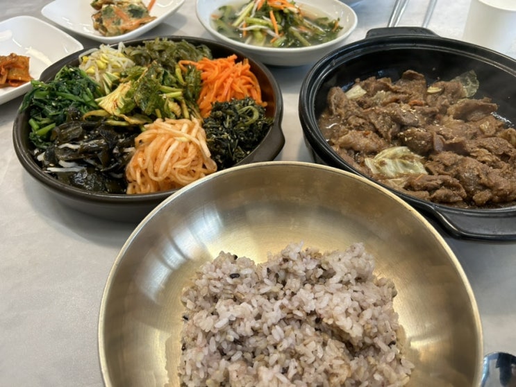 울산 삼산동점심 담소보리밥 10000원