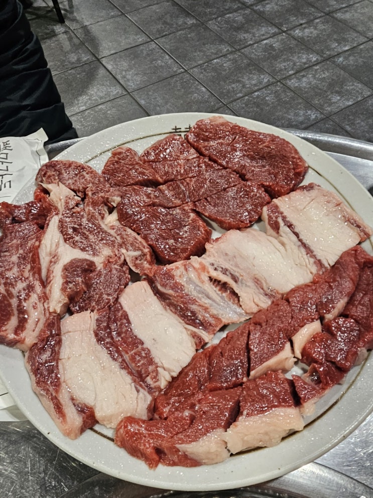  제주도 말고기 현지인 맛집  백마 가든 내 돈 내산