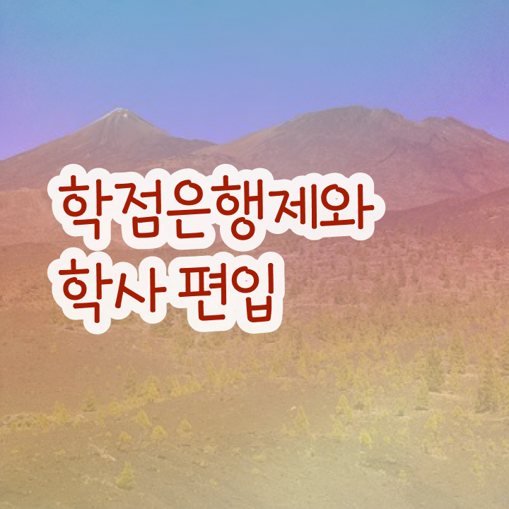  학점은행제 편입 자격증 필수 정보 여기에