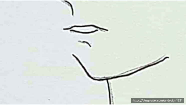  셔츠를 입은 연필 펜 인물화 그림 드로잉 일러스트 작품 그리기