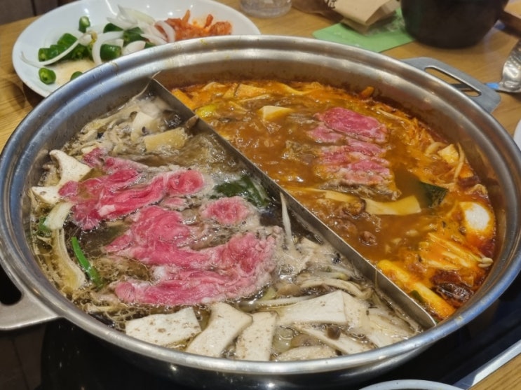  김해 율하 소고기 샤브샤브 무한리필 샤브20 김해장유점