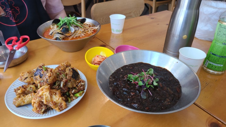  강남구청역 근처 맛집, 중국집 뽕사부 점심 식사