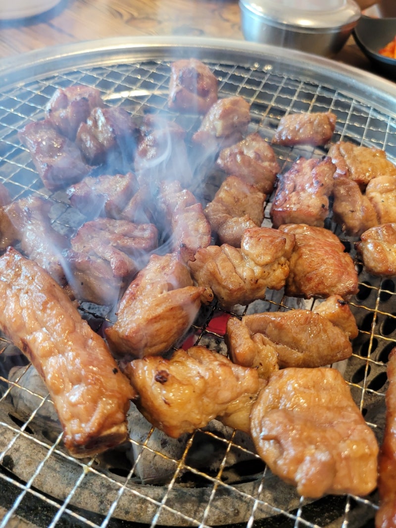 [홍천] 초벌되어나오는 돼지갈비맛집 박대감화로구이