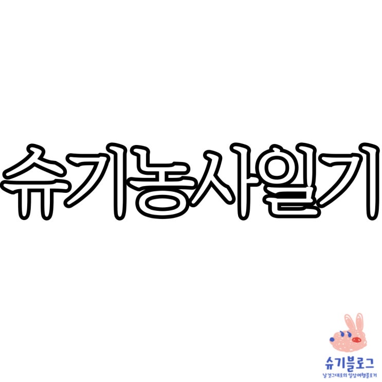  농린이 농사일기 농사시작준비