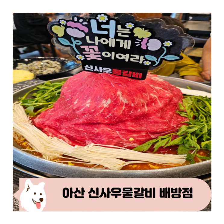  매운맛에 자신 있다면 아산 배방 맛집 신사우물갈비