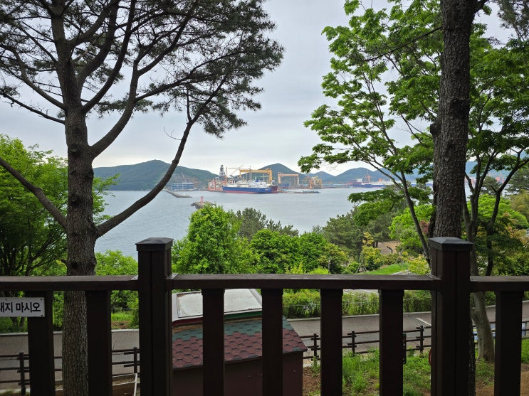  거제 아이랑 오션뷰 숲 체험 숲 놀이터 옥포대첩기념공원 안에 위치한 옥포 아이드림 유아숲 체험원
