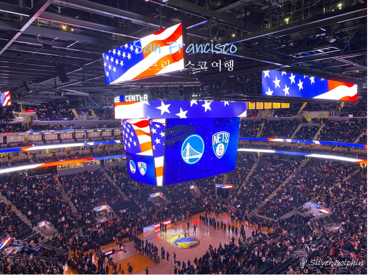  미국여행 샌프란시스코 (San Francisco) 스포츠 관람하기: 골든 스테이트 워리어스 (Golden State Warriors) 농구 경기