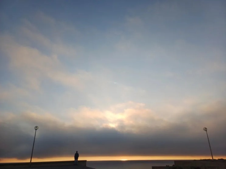  포르투갈길의 Sunset