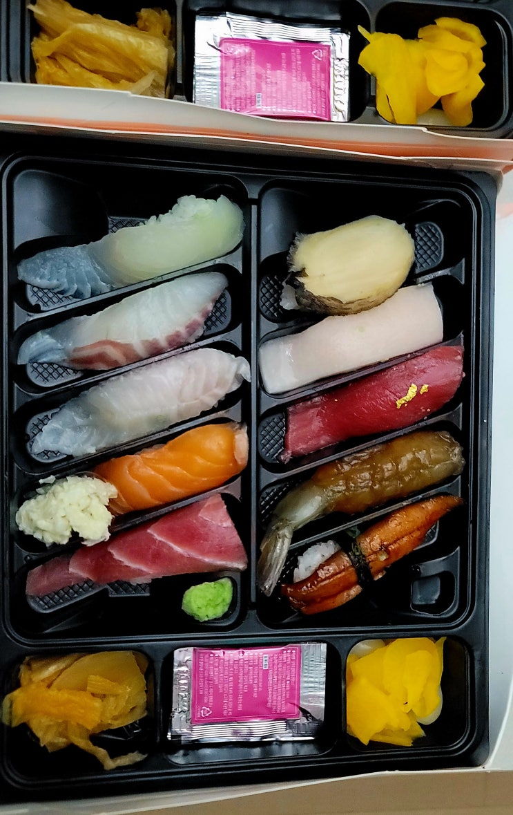  내돈내산 초밥맛집 상무초밥 길동점 배달 리뷰