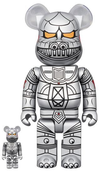  메디컴토이 베어브릭 BE@RBRICK 고지라 대 메카고지라 1974 메카고질라 100％ ＆ 400％ 피규어
