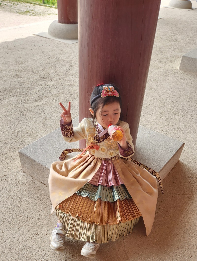 경복궁 어린이 한복대여 예쁜한복 주차가능 가격