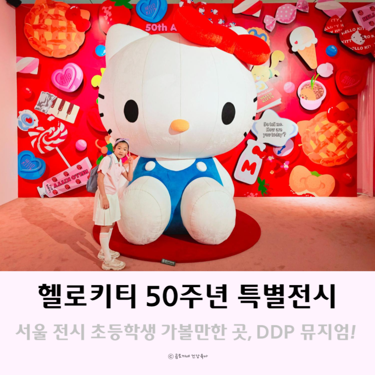 서울 초등학생 가볼만한곳 동대문 놀거리 헬로키티50주년특별전시 서울 초등학생 가볼만한곳 동대문 놀거리 헬로키티50주년특별전시