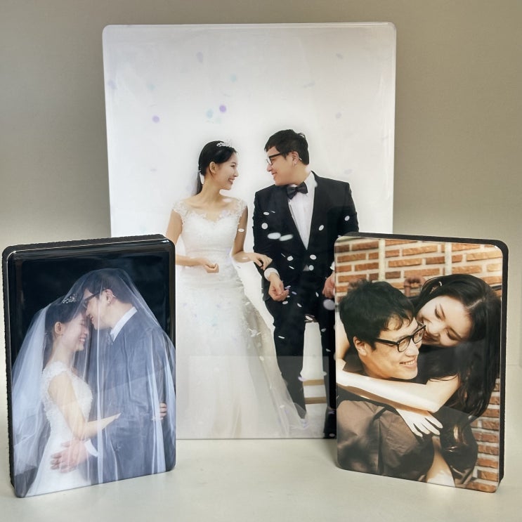  포토앨프 포토테이블액자 결혼사진 이용후기