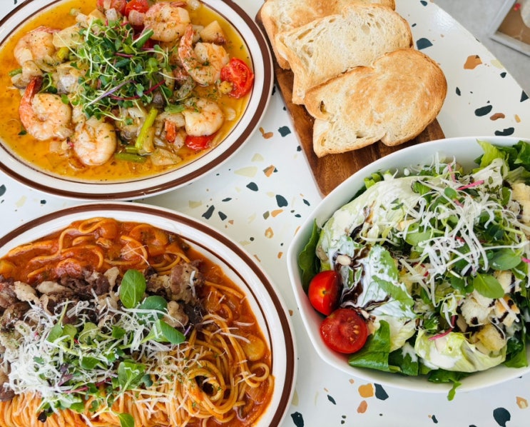  창원 도계동 수제 파스타&샐러드 맛집 데이트 ‘레스토’