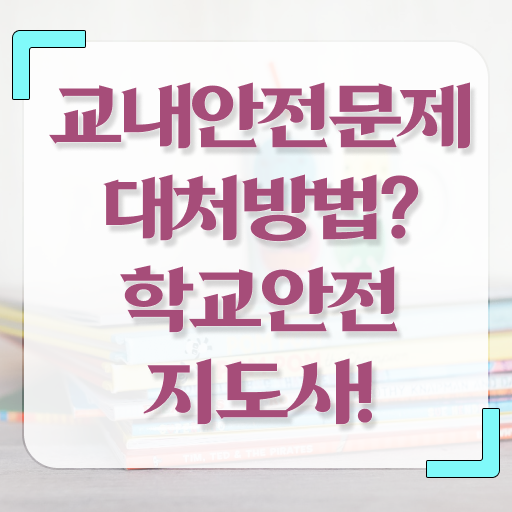  학교보안안전지도사 , 학교안전지도사 자격증 시험준비 정리해드립니다