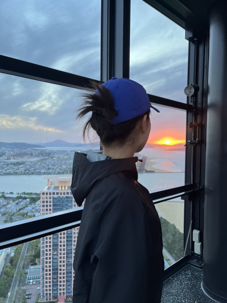  엄마랑 동생이랑 2박3일 후쿠오카 2편 : 모모치해변/후쿠오카타워/오호리공원/스시잔마이