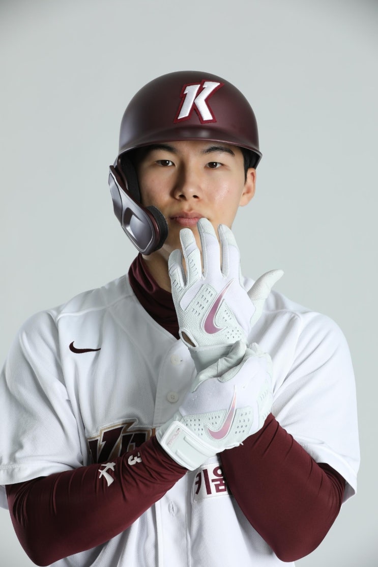 키움 히어로즈 <b>김혜성</b>의 파이팅을 응원한다.