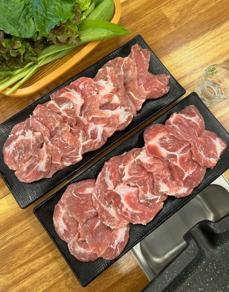  함안 칠원 고기집 ‘대패대첩‘ 칼국수 공짜