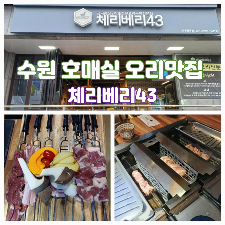 수원 호매실 맛집 호매실 점심맛집 체리베리43 본점 회전오리구이 전문점 수원 호매실 맛집 호매실 점심맛집 체리베리43 본점 회전오리구이 전문점
