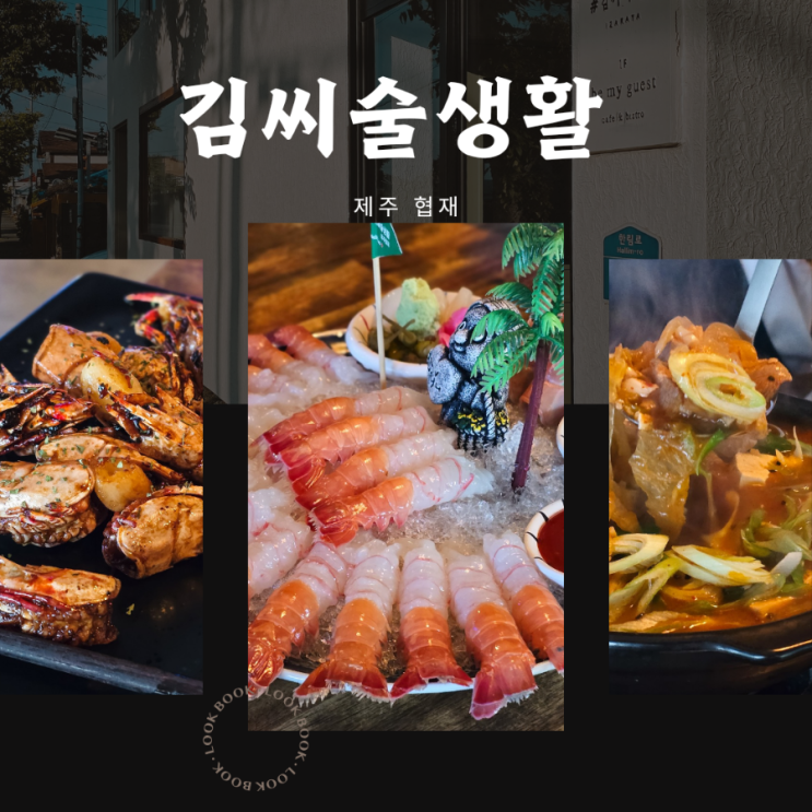  제주 서쪽 협재해수욕장 술집 김씨술생활