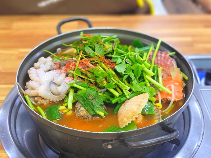  충남 보령 대천수산시장 해물뚝배기 맛집 진부령해물천지