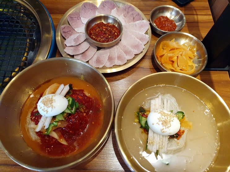  문정역 맛집 추천 산봉 수제 냉면과 냉제육