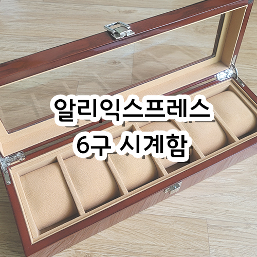  알리익스프레스 6구 시계함
