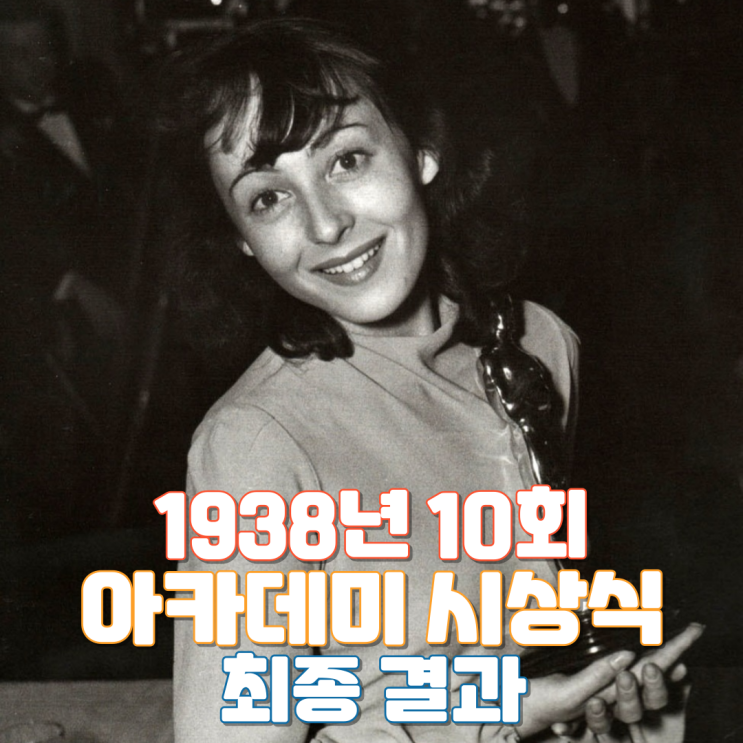  1938년 10회 아카데미 시상식 최종 결과