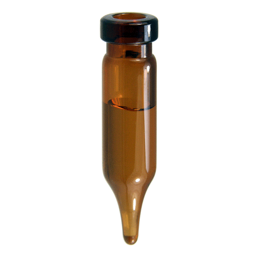  [유리초자] 0.4 ml 엠버 크림프 바이알, MicroSolv 0.4 ml Amber Crimp Vial, MicroSolv