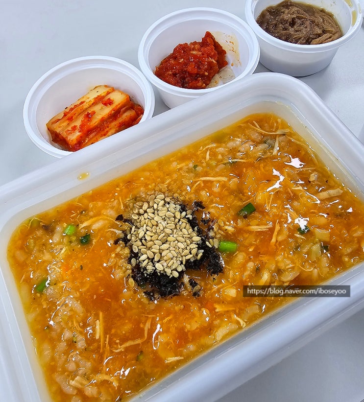  본죽 & 비빔밥 불닭죽, 삼계죽 솔직 후기