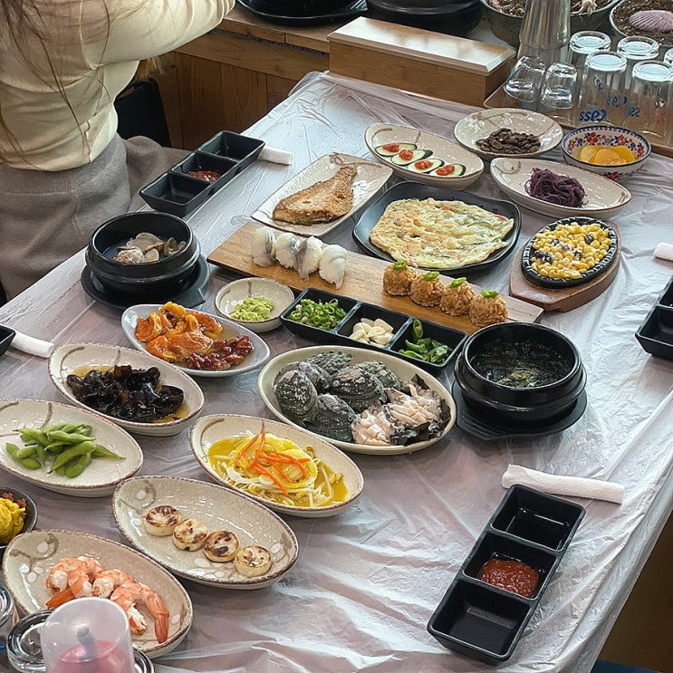  하동 맛집 풍년횟집:뷰가 멋지고 모듬회 구성,물회 남해 맛집